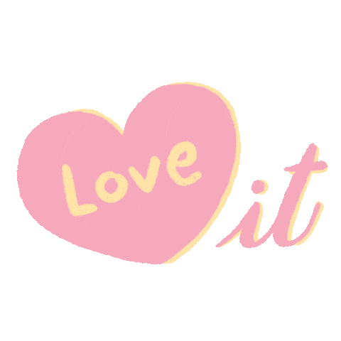 Love It Heart Sticker