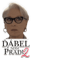 Meryl Streep Miranda Sticker by falconfilmovenovinky