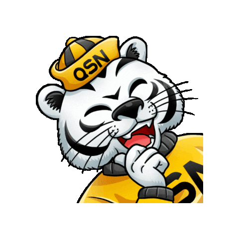 QSNgg giphygifmaker gaming tiger qsn Sticker