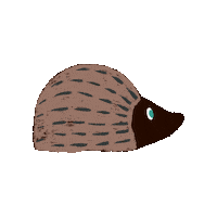 Porcupine Sticker by Konttiravintola Morton