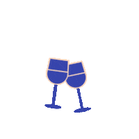 Party Cheers Sticker by Wall-to-Wall