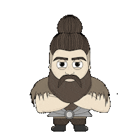 Vikings Sticker by THE BEARD STRUGGLE