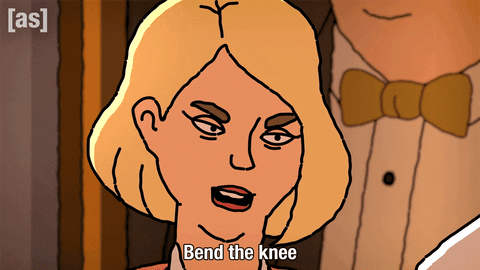 Bend The Knee GIF by Adult Swim