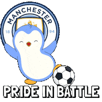 Manchester City Football Sticker by Pudgy Penguins