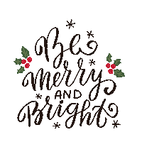 Be Merry Love Sticker