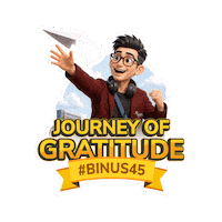 45Thbinus Sticker by gabung.binus