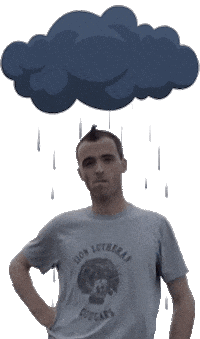 Raining Fran Healy Sticker by Travis