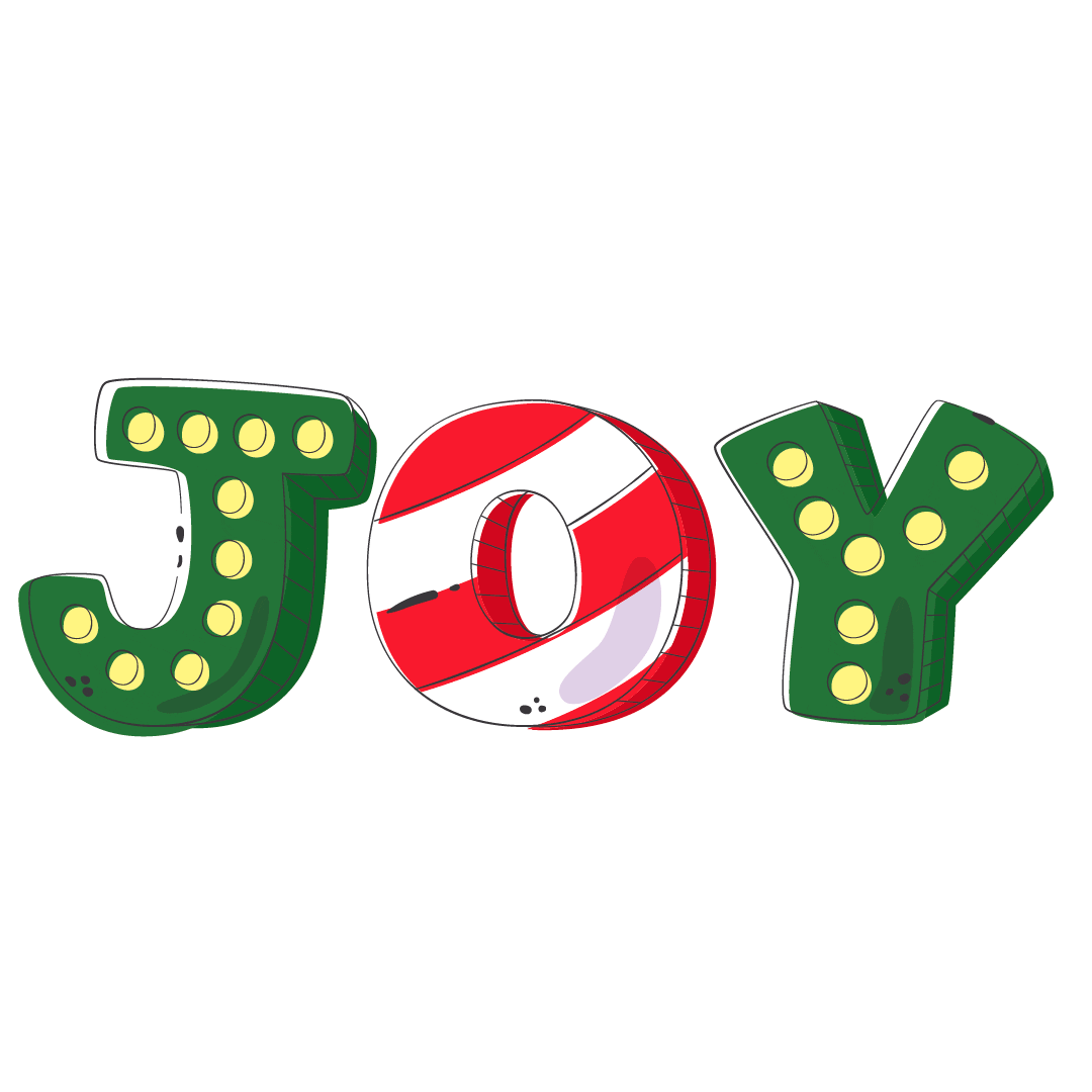 christmas joy Sticker by Paulova Palacios