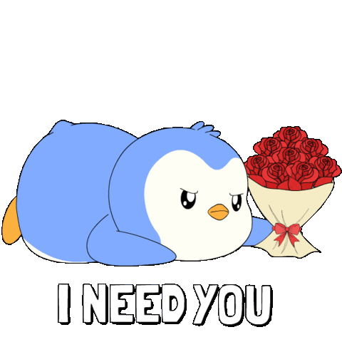 I Love You Sticker by Pudgy Penguins