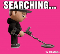 Metal Detector Searching GIF by OneFootball Heads