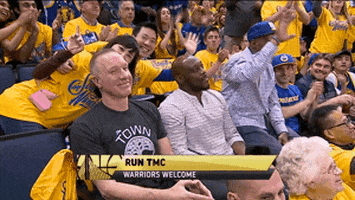 golden state warriors hello GIF by NBA