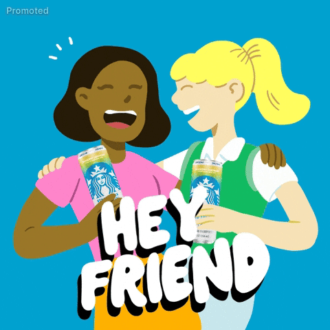 Whats Up Hello GIF by Starbucks