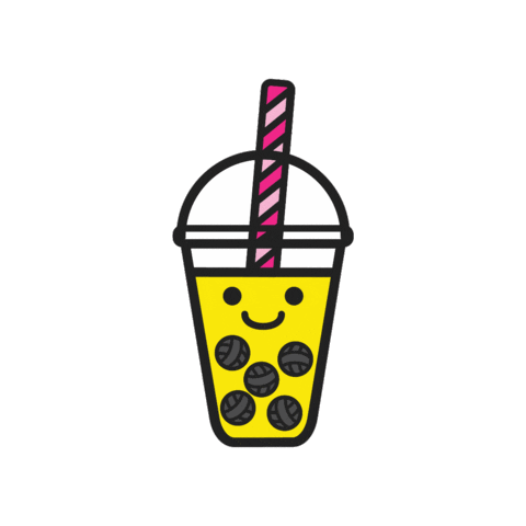 Boba Knitting Sticker by Nerd Bird Makery