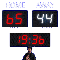 44 Away Sticker