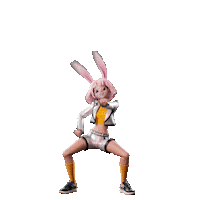 unabb kpop dance artist rabbit Sticker