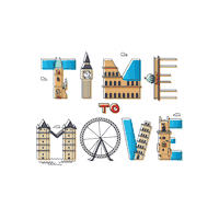 Time To Move Sticker by Eurodesk