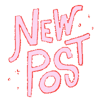 New Post Sticker by Radhia Rahman