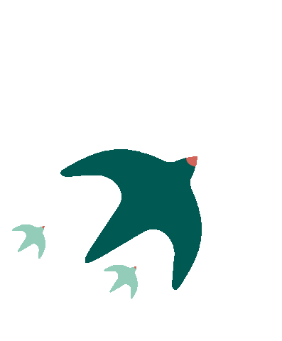tlllfoundation strong flying support together Sticker