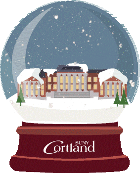 Christmas Snow GIF by SUNY Cortland