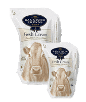 Cow Cream Sticker by Bannister Downs Dairy