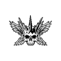 Skull Crown Sticker by Sullivan King