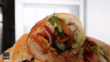 Competitive Eater Takes On 5 Subway Footlong Challenge