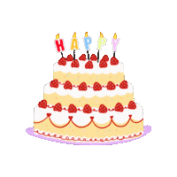 Happy Birthday Food Sticker