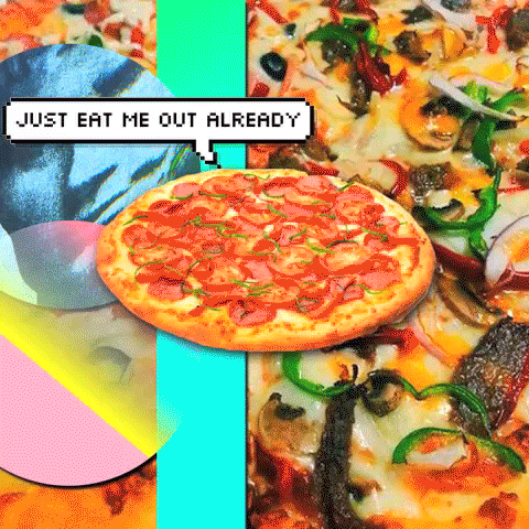 pizza GIF by Anne Horel