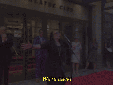 We're Back