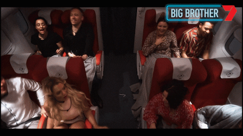 Big Brother Plane GIF by Big Brother Australia