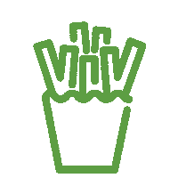 French Fries Icon Sticker by Shake Shack