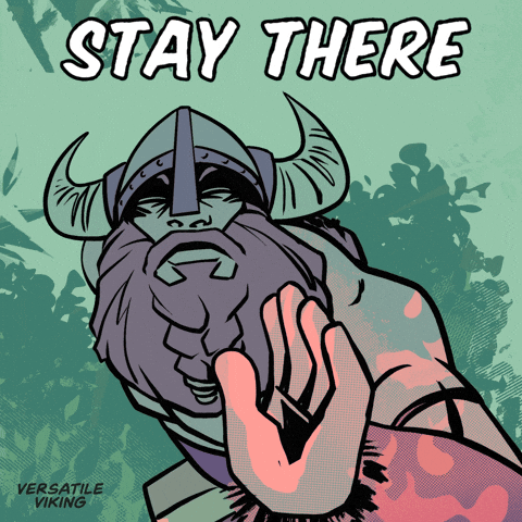 Stay Back Hold On GIF by VeeFriends