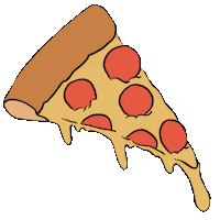 meredithaaanne happy sun pizza stars Sticker