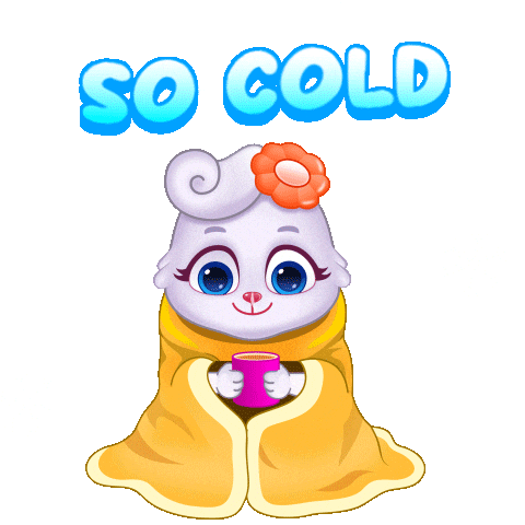 Freezing Winter Is Coming Sticker by Lucas and Friends by RV AppStudios