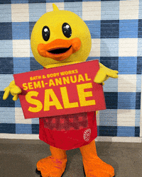 Duck Sign GIF by Bath & Body Works