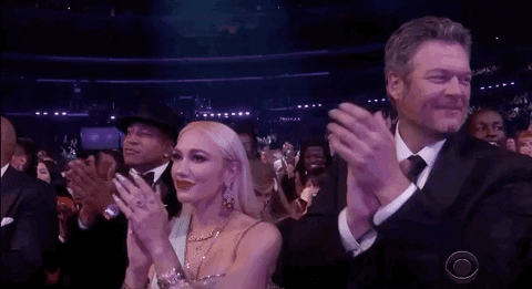 Gwen Stefani Clapping GIF by Recording Academy / GRAMMYs