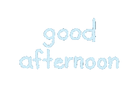 Good Afternoon Hello Sticker