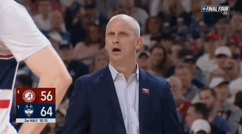 Shocked Final Four GIF by NCAA March Madness