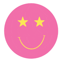 Pink Smile Sticker by Cove Kombucha