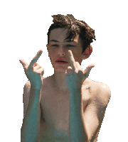 Middle Fingers Sticker by A24