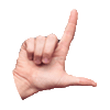 hand STICKER by imoji