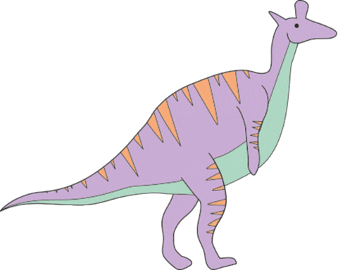 baby dinosaur Sticker by Charlottefilshie