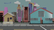 stupid_clay animation pizza new york city GIF