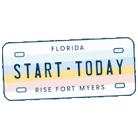 Fort Myers Start Today Sticker by The Hollis Company