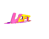 akappa91 chrome iridescent loft chrome text Sticker