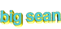 rotating big sean Sticker by AnimatedText