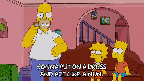 demanding homer simpson GIF