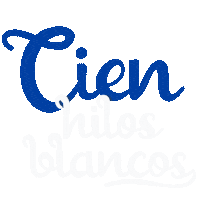 Cien Hilos Blancos Sticker