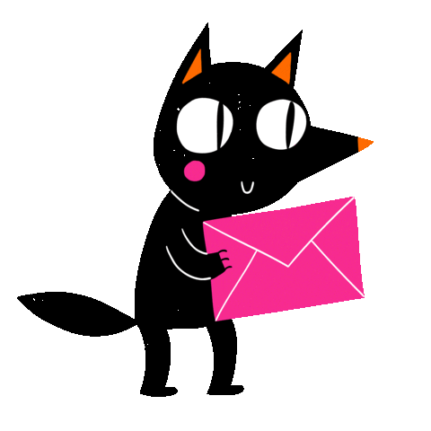 Happy Cat Sticker by Giulia Martinelli