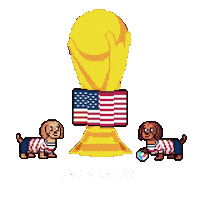 United States Soccer Sticker by HotDogs